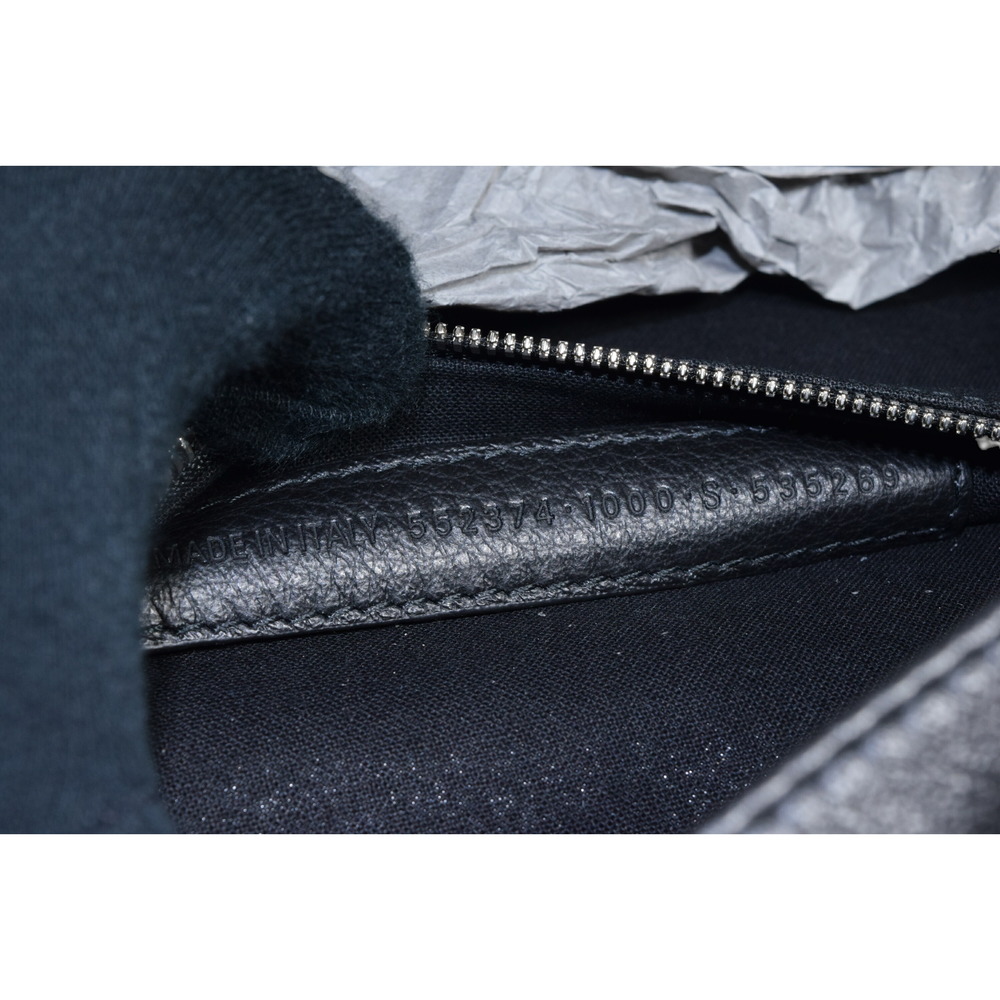 BALENCIAGA Everyday Logo Backpack Rucksack Backpack Black - Picture 12 of 12
